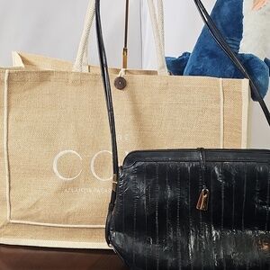 Islands Bundle with Vintage Eel Skin Crossbody Bag